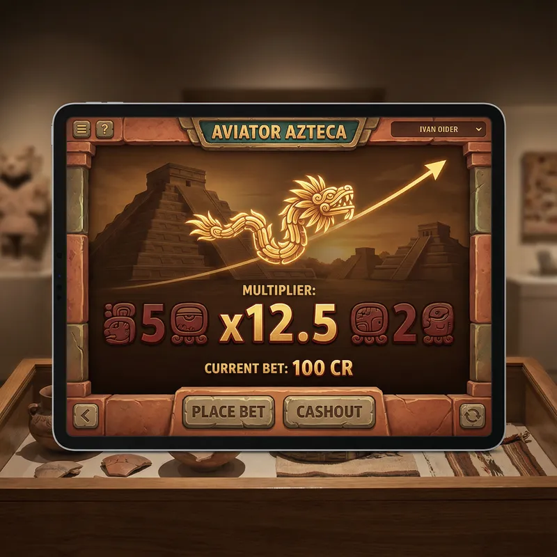 Juego Aviator con Quetzalcóatl volando y multiplicadores crecientes en Casino Codere Monterrey México
